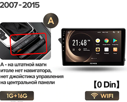 Junsun 4G Android магнітолу для Audi A4 A5 B8 2007 — 2015 1ГБ ОЗУ + 16 тип А