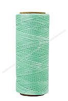 Шнур плоский прошивочный вощеный 0,8мм*100м, 199 цвет мята