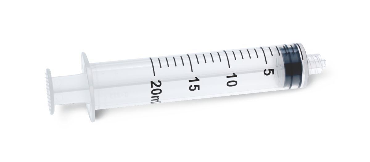 Шприц 20мл Луєр Лок Alexpharm голка 21G 1шт