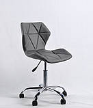 Крісло на коліщатах Торіно TORINO ЕК CH - OFFICE чорна екошкіра, фото 8