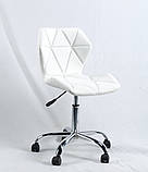 Крісло на коліщатах Торіно TORINO ЕК CH - OFFICE чорна екошкіра, фото 7