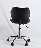 Крісло на коліщатах Торіно TORINO ЕК CH - OFFICE чорна екошкіра, фото 5