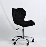 Крісло на коліщатах Торіно TORINO ЕК CH - OFFICE чорна екошкіра, фото 10