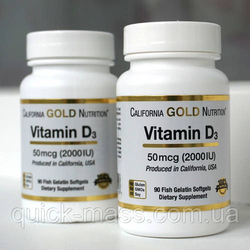 Огляд Вітамін D3 California Gold Nutrition