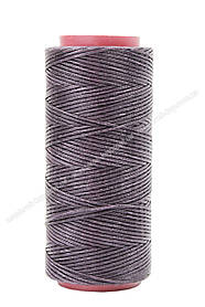 Шнур плоский прошивний вощений 0,8 мм*100 м К181 колір фіолетовий