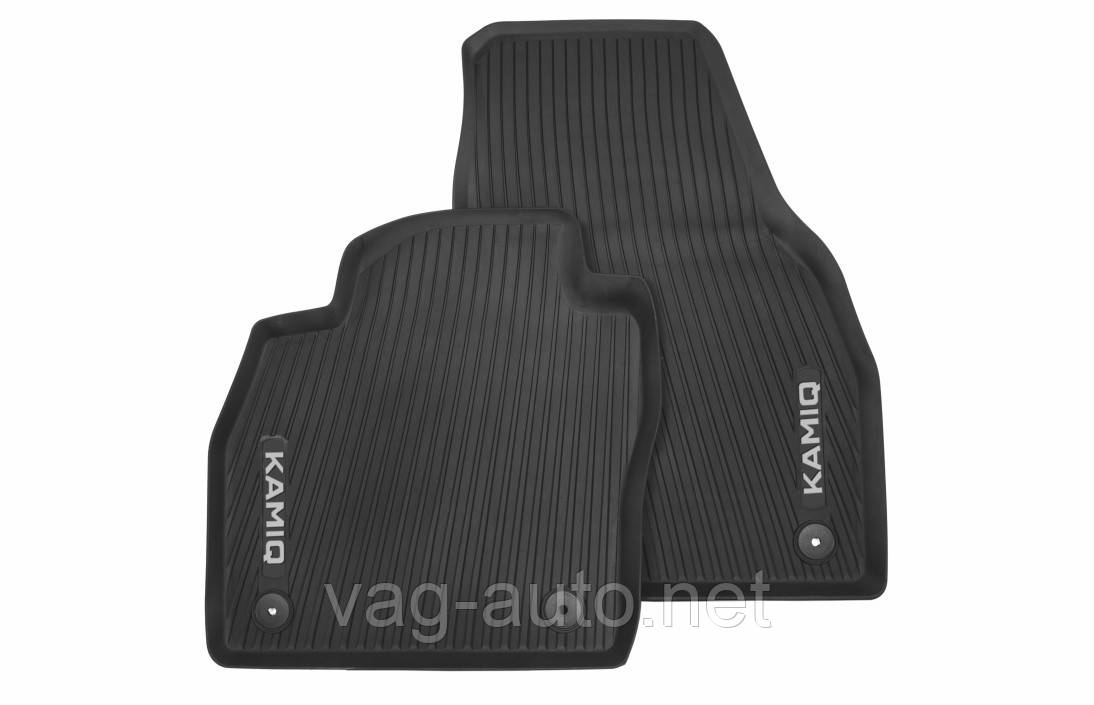 Килимки гумові Kamiq к-т 2 шт. передні (black)