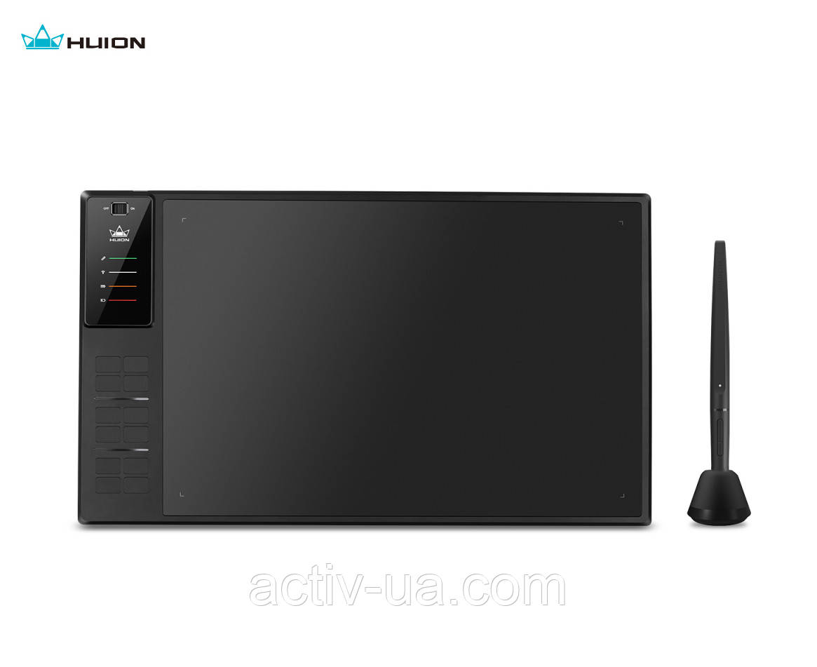 Планшет графічний бездротовий Huion WH1409 (8192), робоча поверхня 350*220мм, 8192 рівнів натискання пера