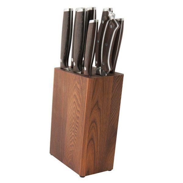 Набір ножів Berghoff Redwood на підставці 9 пр. 1309010