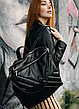 Сумка-рюкзак Sambag Трейсі 30*31*15 см чорний, фото 4