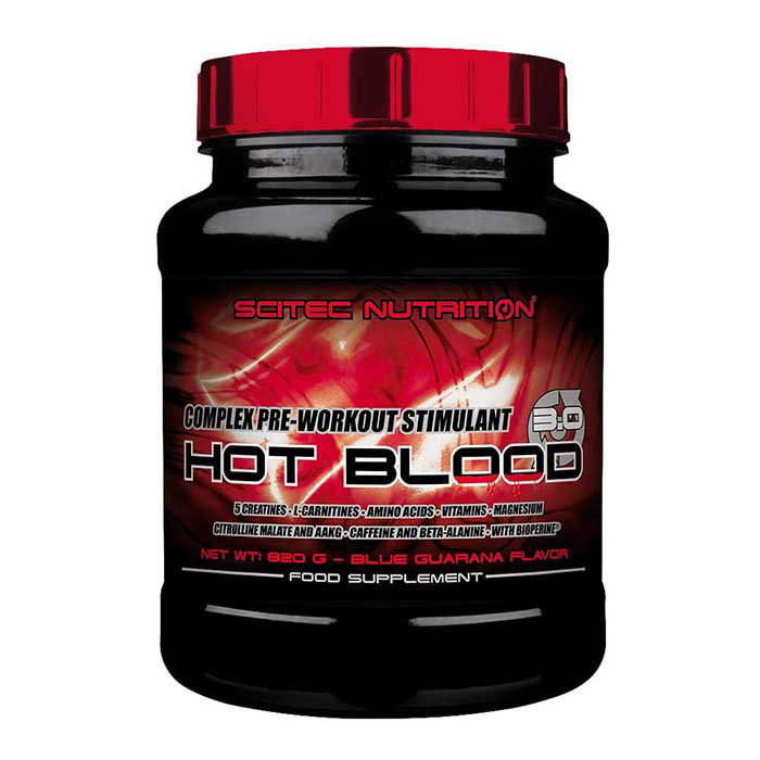 Предтренировочний комплекс Scitec Hot Blood 3.0 820 г