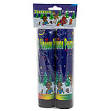 Хлопавка 21 см, пружинна, 2 шт в наборі, різнокольорові кружечки з фольги (400133), фото 2