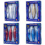 Набір ялинкових іграшок бурульки, 3 шт, золотистий, скло (390120-2), фото 3