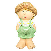 Садова фігурка хлопчик, 40х20х19 см, різнокольоровий, магнезія (820719-2)