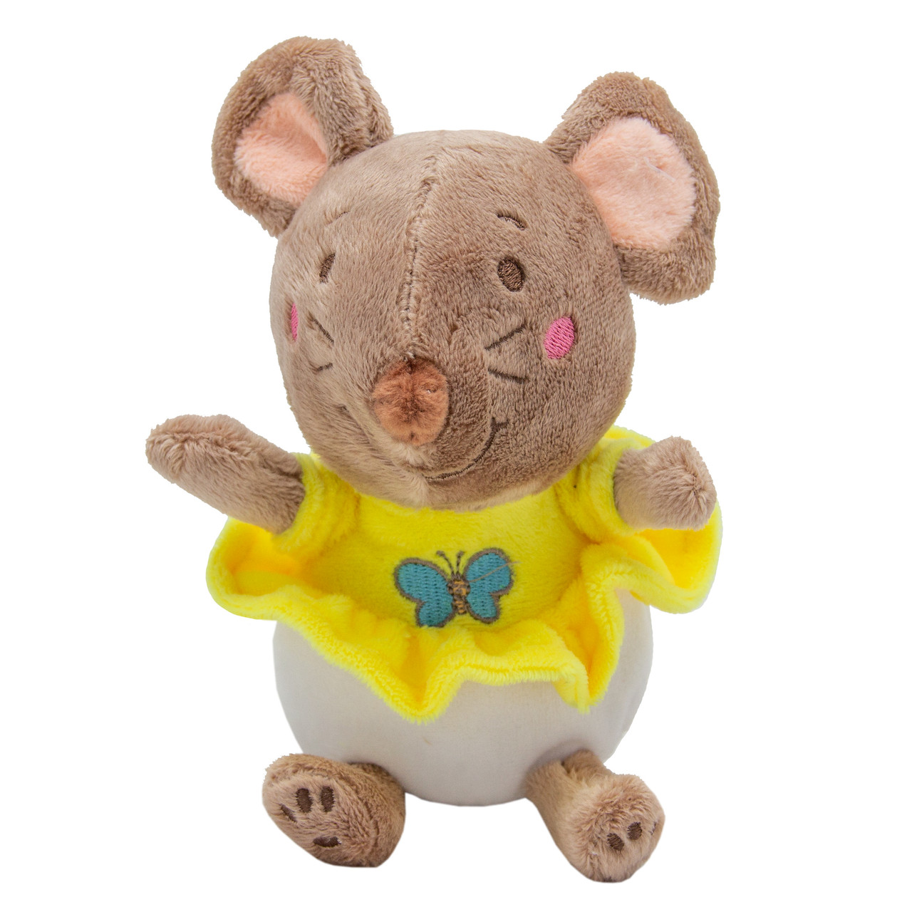 М'яка іграшка щур у жовтій сукні, 14 см (D1826214-1)