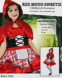 Карнавальний костюм для дівчинки Червона шапочка, зріст 110-120 см (091053B), фото 2