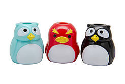 Дитячий калейдоскоп пінгвін і 2 сови, 5 см, пластик (9003A-1)