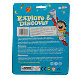 Дитячий калейдоскоп ялинка, сніговик, Дід Мороз, 5 см, пластик (9006A-1), фото 3