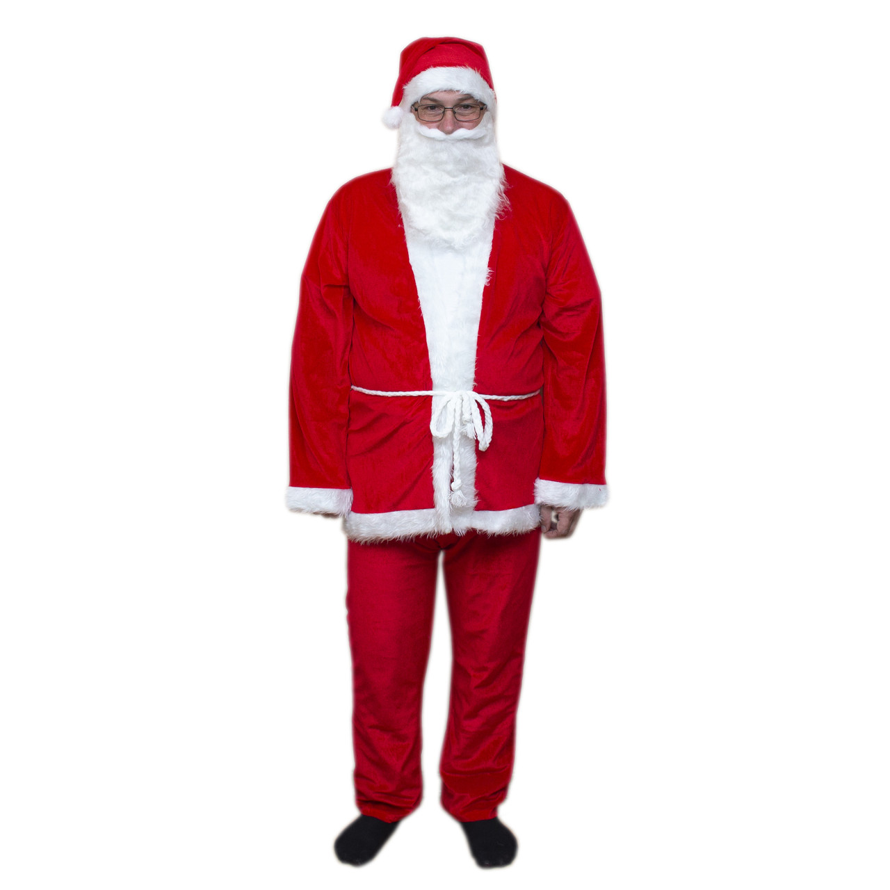 Карнавальний костюм "Дід Мороз" для дорослого 180см (462414)