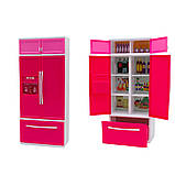 Дитяча кухня для ляльок, рожевий, пластик (QF26211PW), фото 4