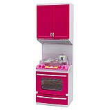 Дитяча кухня для ляльок, рожевий, пластик (QF26211PW), фото 10