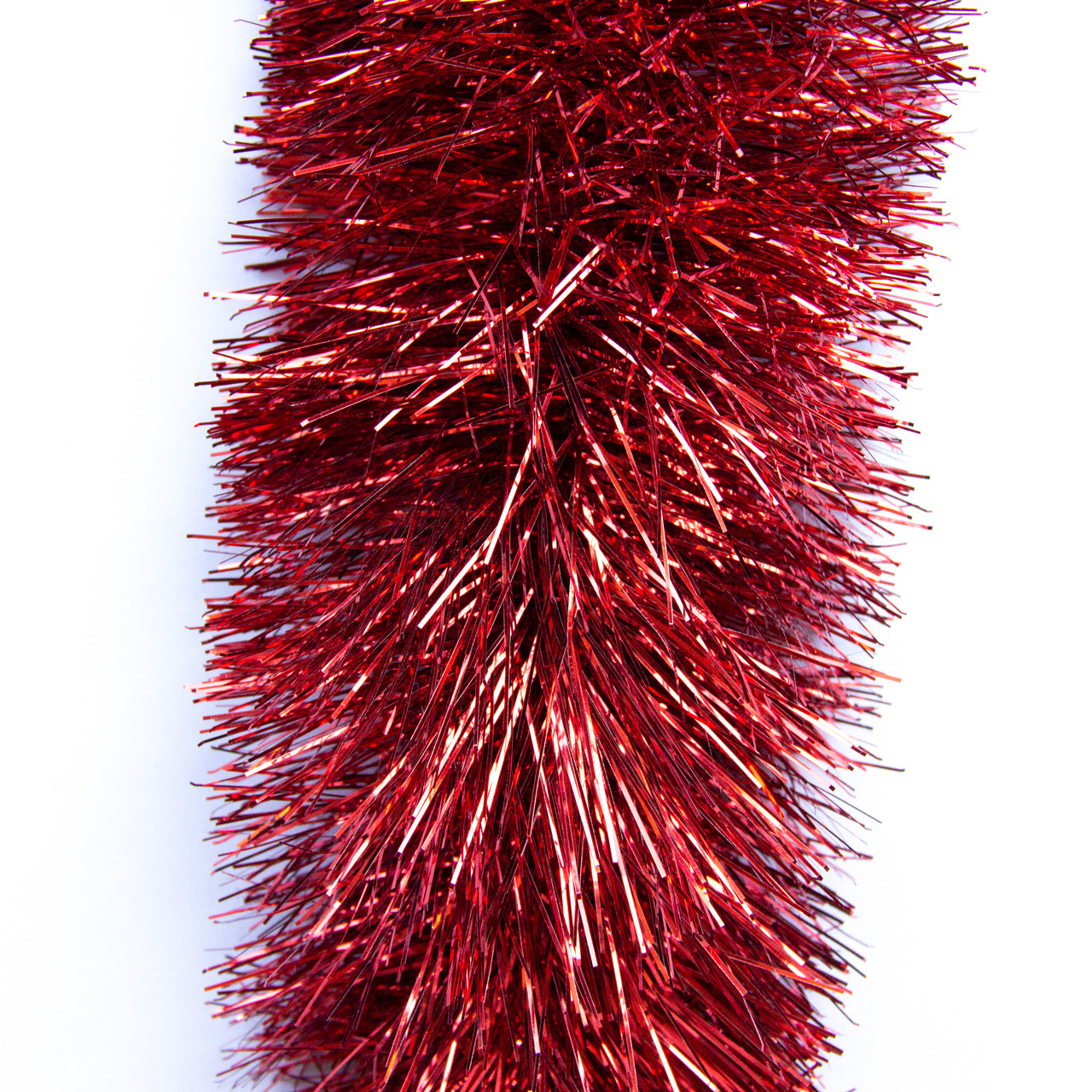 Мішура новорічна, 300х12 см, ПВХ, червоний (ГП-120/3-3)