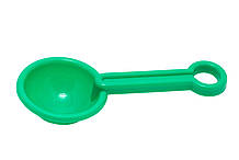 Совочок для піску 13 см, зелений, пластик (JH1-001G,H,I,J-2)