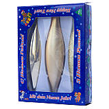 Набір ялинкових іграшок бурульки, 3 шт, золотистий, скло (390120-2), фото 2