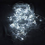 Світлодіодна новорічна гірлянда бахрома, 200Л, миготлива, білий, IP44, LED (950156), фото 2
