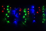 Світлодіодна новорічна гірлянда бахрома 200Л RGB, LED (950163), фото 2