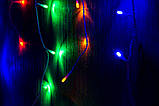 Світлодіодна новорічна гірлянда бахрома 200Л RGB, LED (950163), фото 5