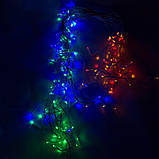 Світлодіодна новорічна гірлянда бахрома 200Л RGB, LED (950163), фото 9