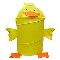 Кошик для зберігання іграшок 46х75 см, жовтий, поліестер (T0339F)