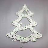 LED декорація ялинка, 40 х37 см, 35л, зелений, IP20 (051632), фото 2