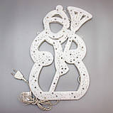 LED декорація сніговик, 41,5 х25,5 см, 35л, жовтий, IP20 (051656), фото 2