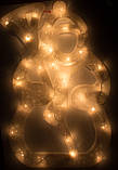 LED декорація сніговик, 41,5 х25,5 см, 35л, жовтий, IP20 (051656), фото 3