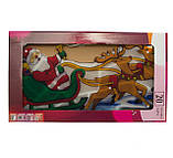 LED декорація Дід Мороз на санях з оленями, 44,5 х245 см, 20л, IP20 (640065), фото 3