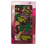 LED декорація Дзвіночки, 43 х25 см, 20л, пластик, IP20 (640126), фото 3