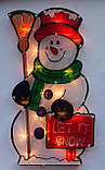 LED декорація Сніговик, 42 х23 см, 20л, пластик, IP20 (640140), фото 2