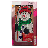 LED декорація Сніговик, 42 х23 см, 20л, пластик, IP20 (640140), фото 3