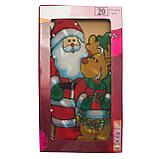 LED декорація Дід Мороз та Олень, 45 х23,5 см, 20л, пластик, IP20 (640157), фото 3