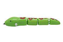 Заводна дитяча іграшка для малюків змійка 14 см, зелений (8060A-3-1)