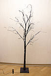 LED декорація дерево на підставці, 1,5 м, 72л, коричневий, теплий білий, IP44 (651917), фото 2