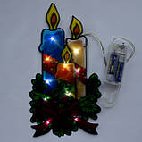 LED декорація Свічка, 25 х13,5 см, 10л, пластик, IP20 (640294), фото 2