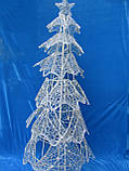 LED декорація ялинка, 150 см, 280л, білий, холодний, IP20 (051496), фото 4