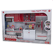 Дитяча кухня для ляльок, червоний, пластик (26211)