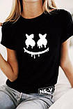 Жіноча футболка зі смайликом, фото 2