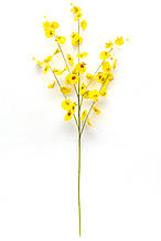 Орхідея, 88 см, штучна квітка жовта (630157)