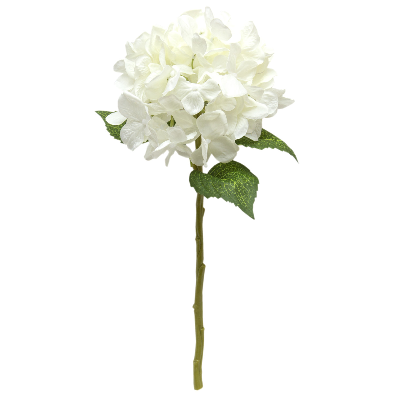 Гортензія, 35 см, штучна квітка біла (630980)