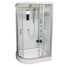 Душовий бокс Veronis BN-5-120 white (R) 120х80х220