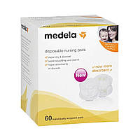 Одноразові вкладки для бюстгальтера Medela Disposable Nursing Pads 60 шт (008.0374)7612367043359